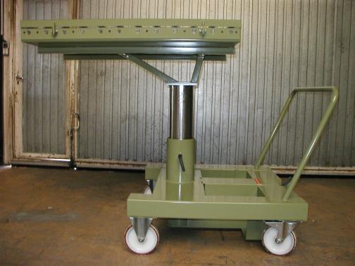 rolling cart with hydraulic elevator table - AIR FRANCE rolling cart with hydraulic elevator table - AIR FRANCE
