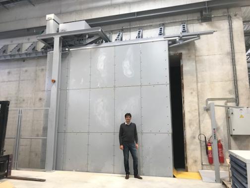 Porte Bunker - FRANCE - Motorisée 80 tonnes avec seuil mobile; cap 60 tonnes.